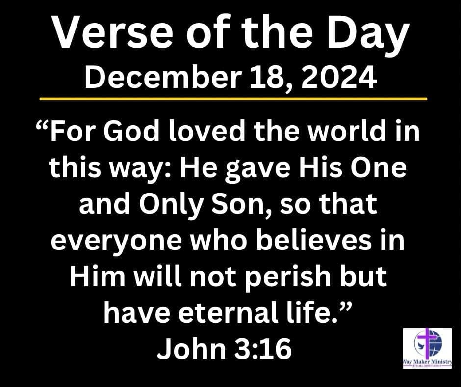 December 18 2024 Bible Verse