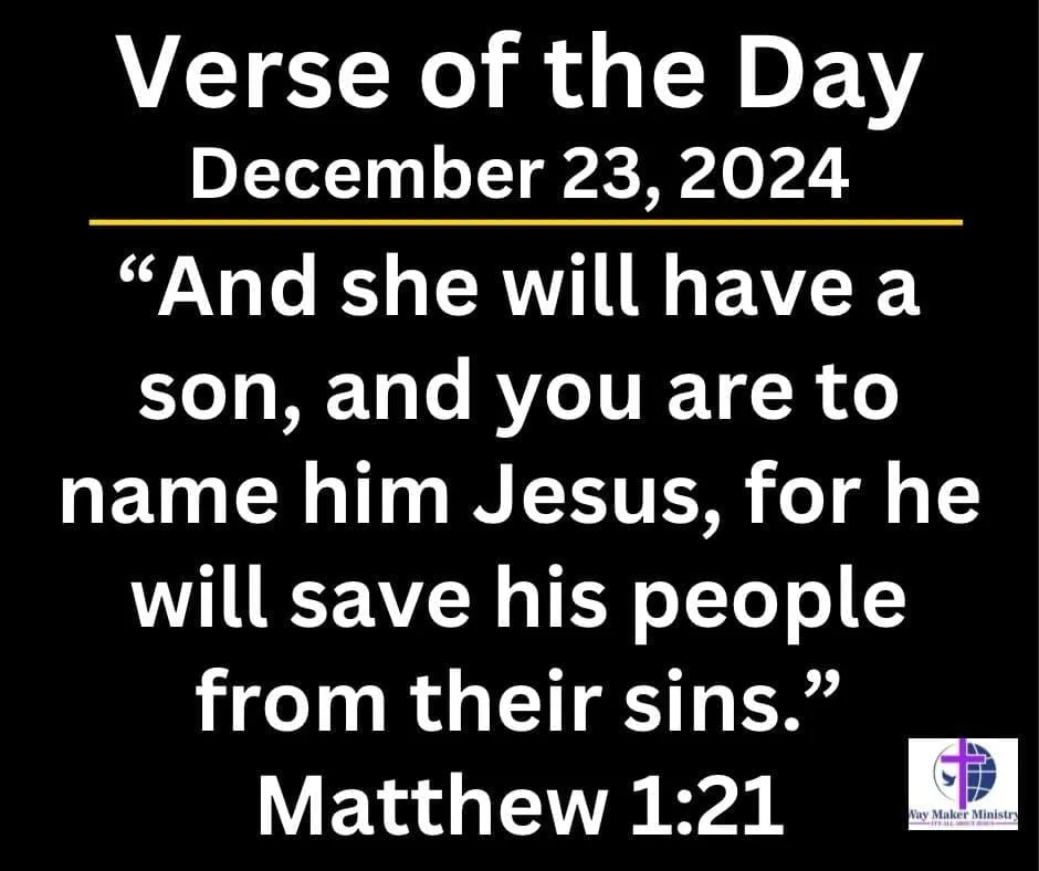December 23 2024 Bible Verse