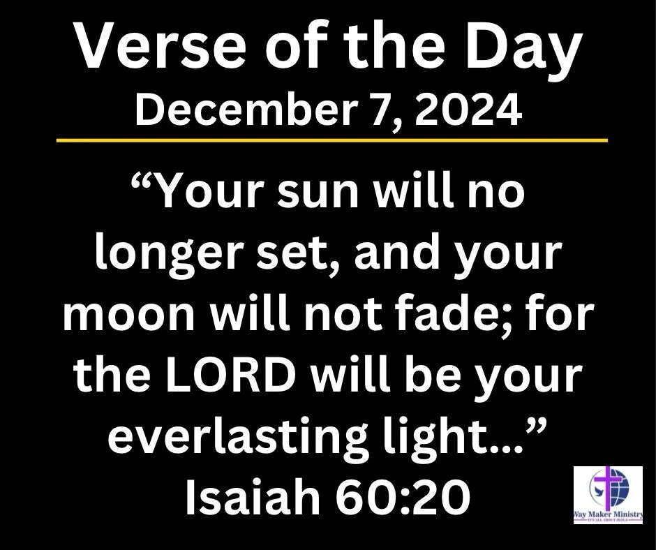 December 7 2024 Bible Verse