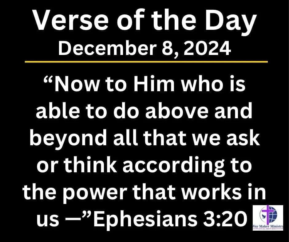 December 8 2024 Bible Verse