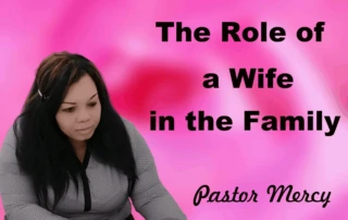 Role of a wife in the family