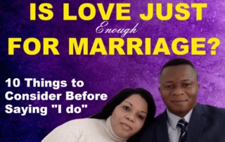 Is love just enough for marriage?