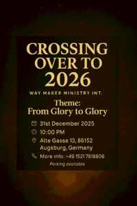 Crossing Over to 2026