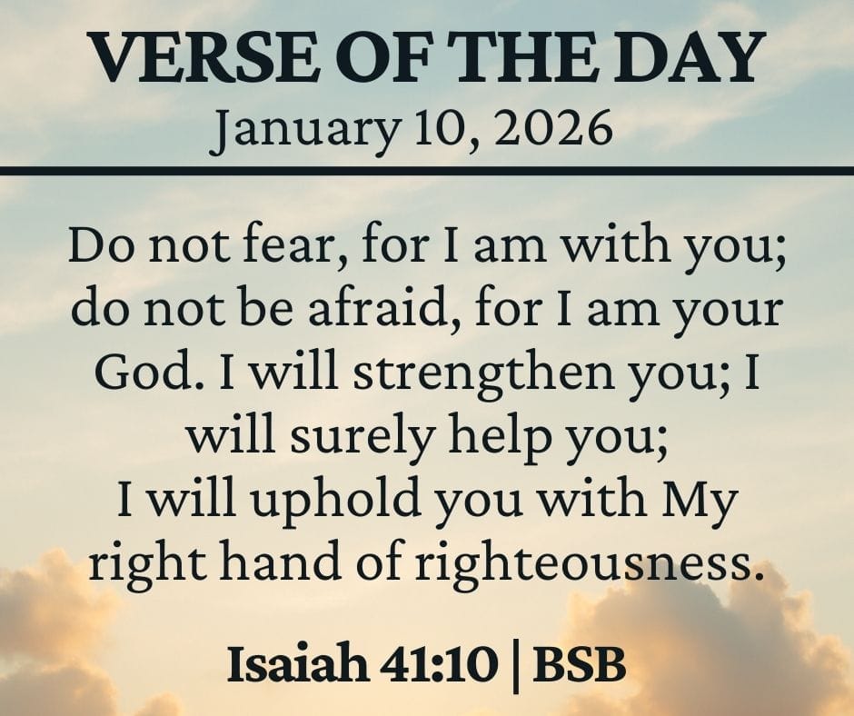 January 10 2026 Bible Verse