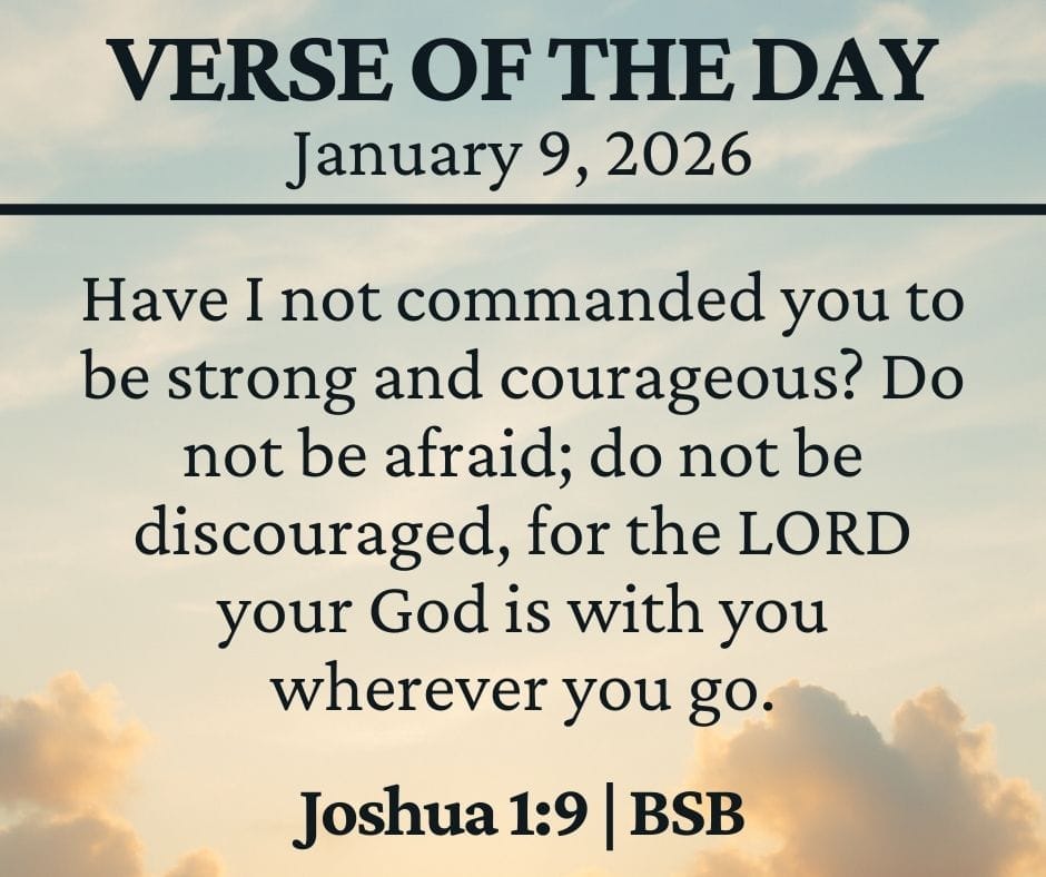 January 9 2026 Bible Verse