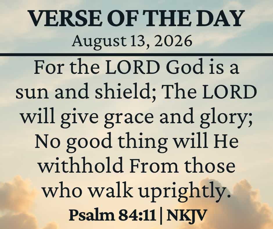 August 13 2026 Bible Verse