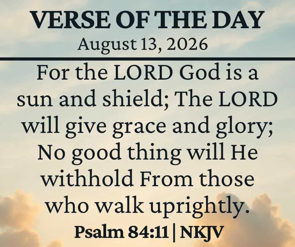 August 13 2026 Bible Verse