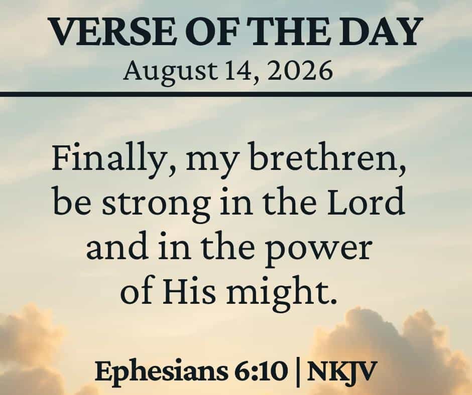 August 14 2026 Bible Verse